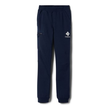 Columbia Branded French Terry Jogger, Pantalones Azul Marino Para Niño | 694387-LZW